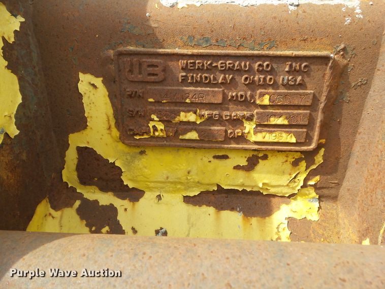 image for item EM9849 (2) Werk Brau backhoe buckets