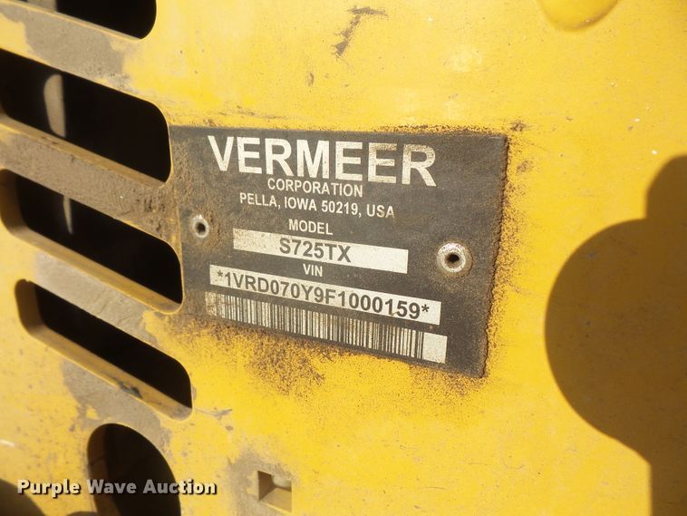 image for item FB9294 2015 Vermeer S725TX compact utility loader