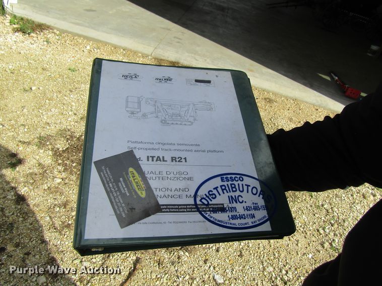 image for item FD9282 2008 Italmec R21 boom lift