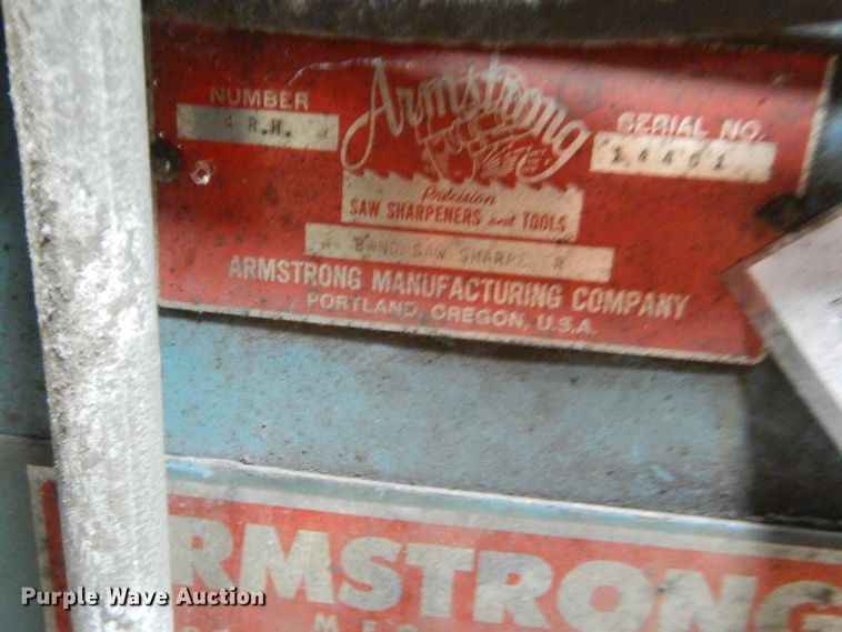 image for item FI9644 Armstrong No 4 band saw blade sharpener