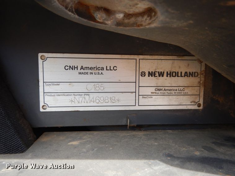 image for item FU9511 2007 New Holland C185 skid steer