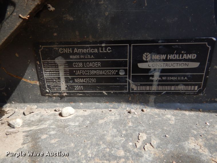 image for item FU9512 2011 New Holland C236 skid steer
