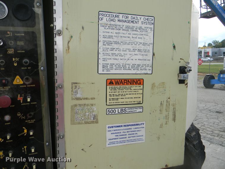 image for item G1936 1999 JLG 120HX boom lift