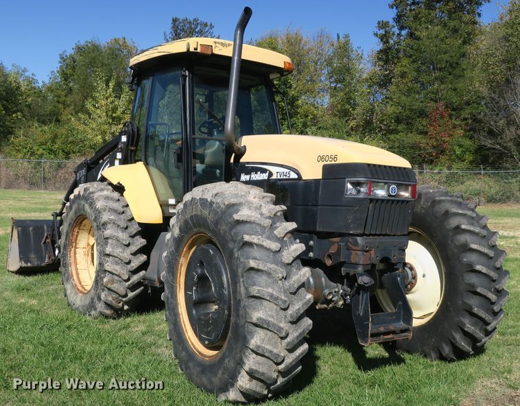 image for item DB10166 2005 New Holland TV145 bi-directional 4WD tractor