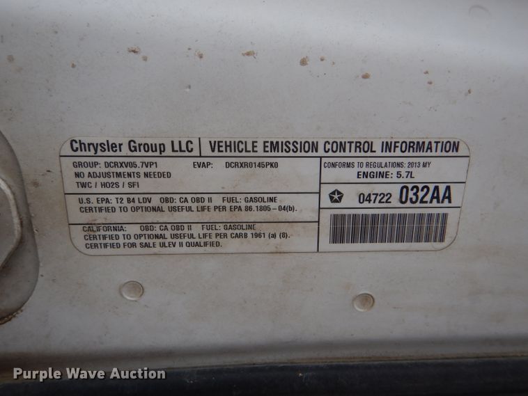 image for item DD4518 2013 Dodge Charger Police