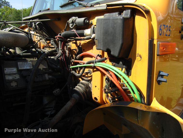 image for item DG8208 2002 International 4900 flatbed truck