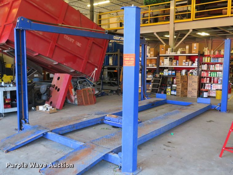 image for item DH1619 Four post automotive lift