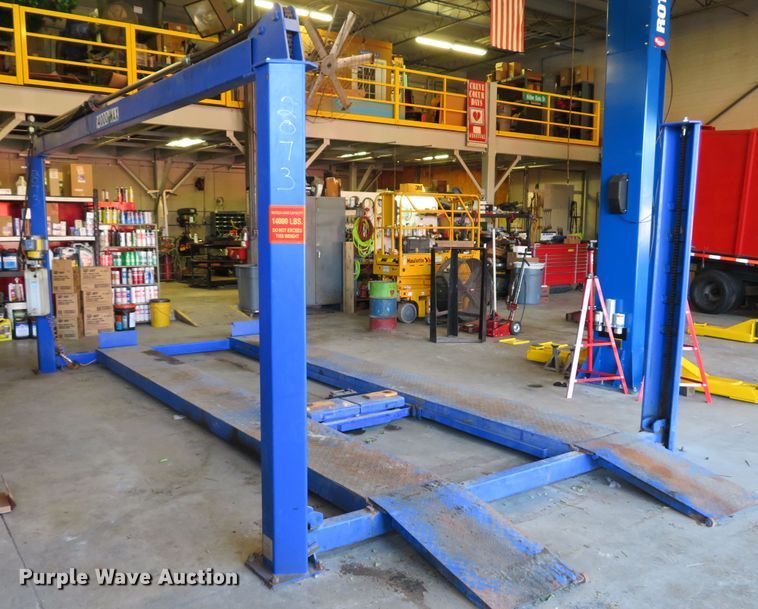 image for item DH1619 Four post automotive lift
