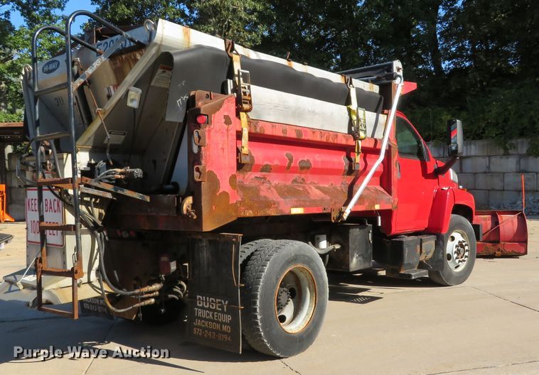 image for item DH1621 2008 GMC C7500 dump truck