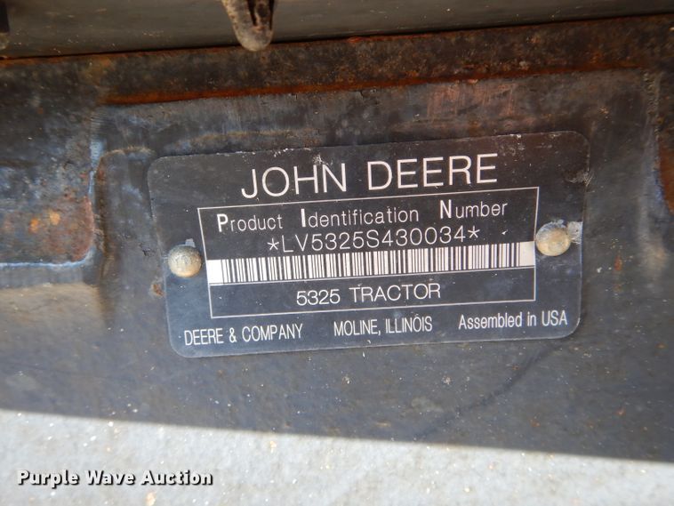 image for item DH2147 2008 John Deere 5325 tractor