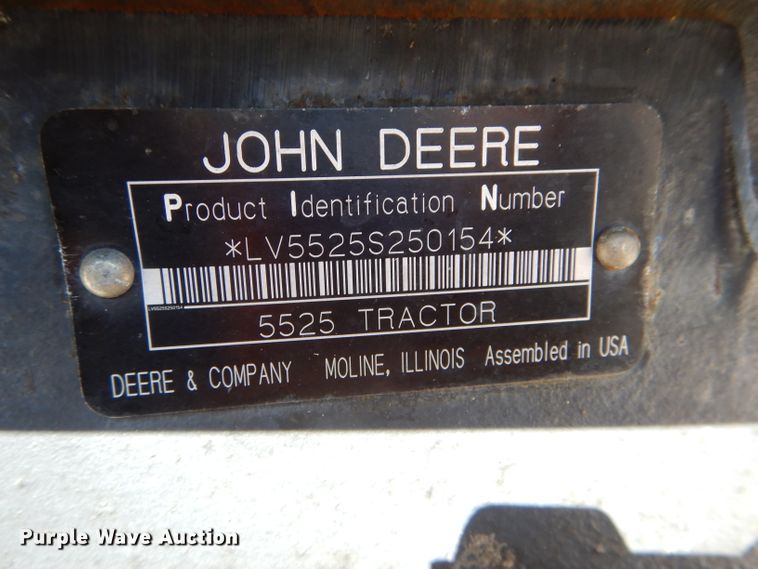 image for item DH2148 2006 John Deere 5525 tractor