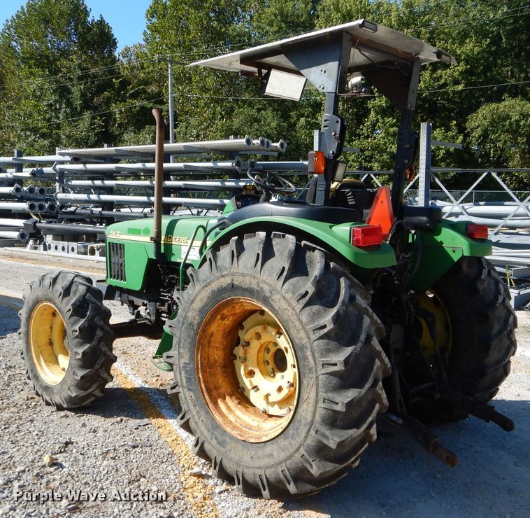 image for item DH2151 2002 John Deere 5420 MFWD tractor
