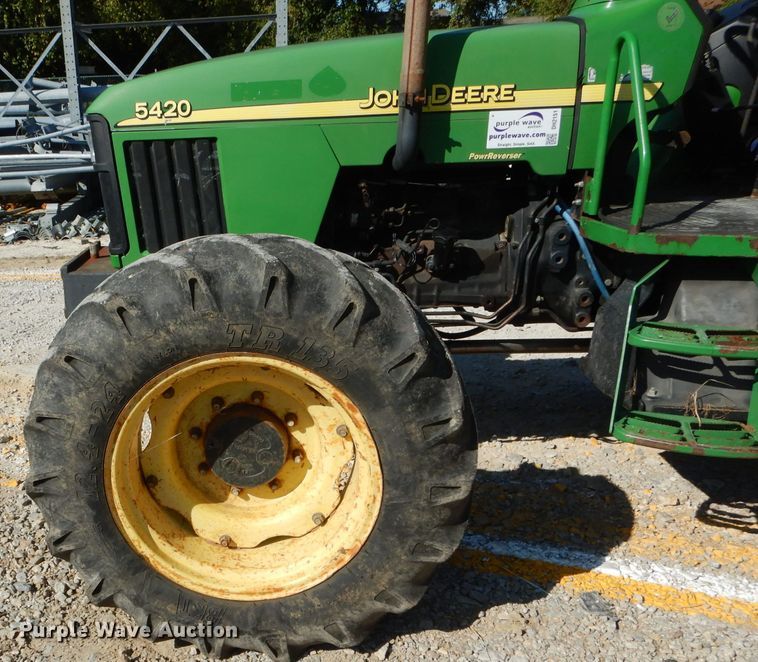 image for item DH2151 2002 John Deere 5420 MFWD tractor