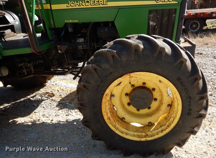 image for item DH2151 2002 John Deere 5420 MFWD tractor