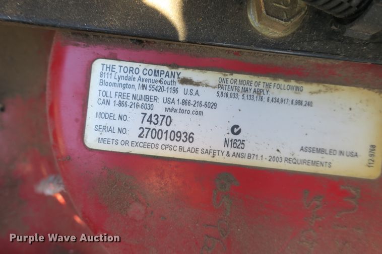 image for item EA9405 Toro Time Cutter Z5000 ZTR lawn mower