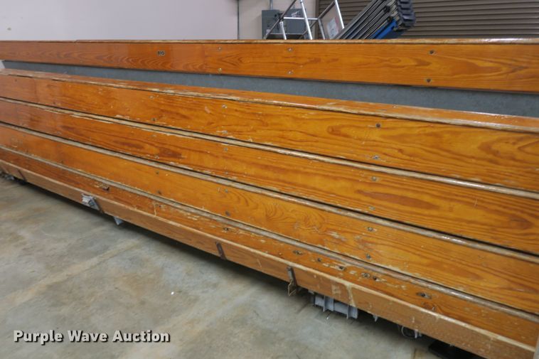 image for item EA9409 (2) fold up bleachers