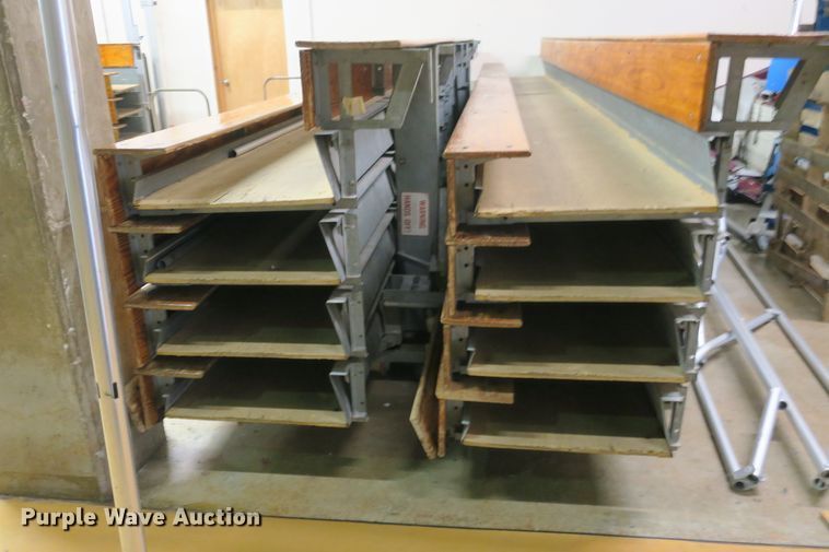 image for item EA9409 (2) fold up bleachers
