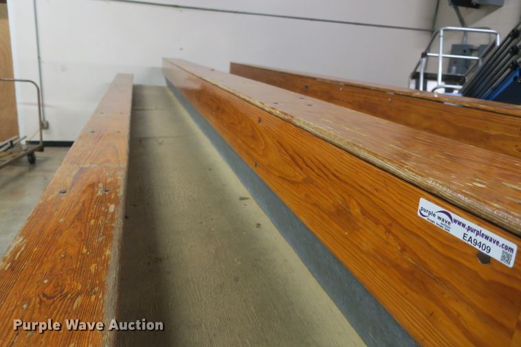 image for item EA9409 (2) fold up bleachers