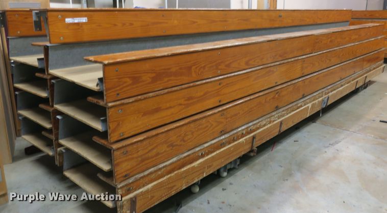 image for item EA9410 (2) fold up bleachers