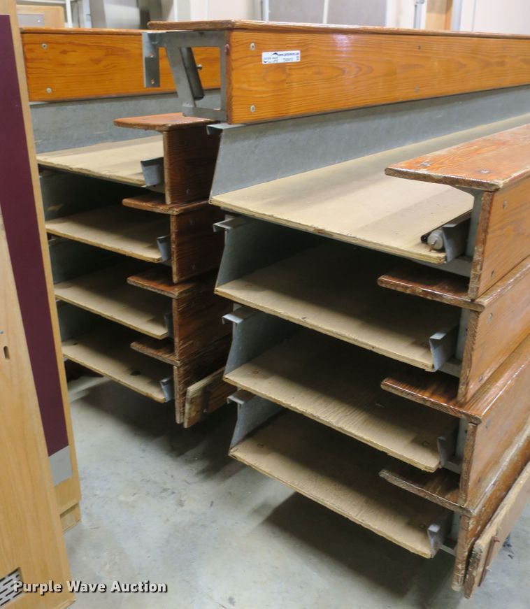image for item EA9410 (2) fold up bleachers