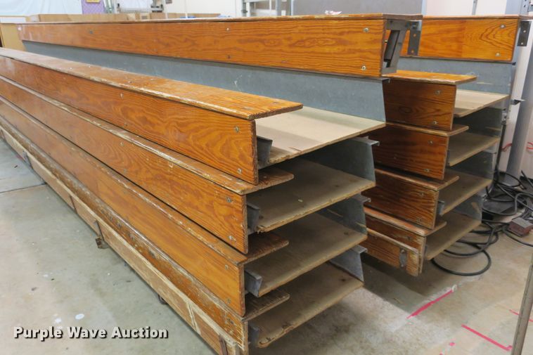 image for item EA9410 (2) fold up bleachers