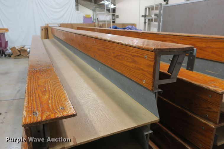 image for item EA9410 (2) fold up bleachers