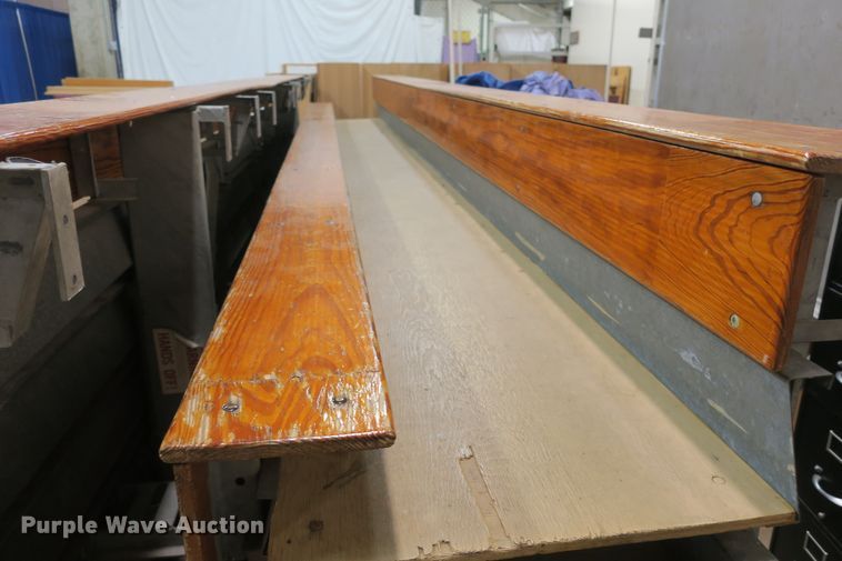 image for item EA9410 (2) fold up bleachers