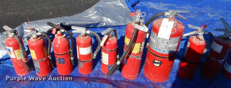 image for item FF9708 (13) fire extinguishers