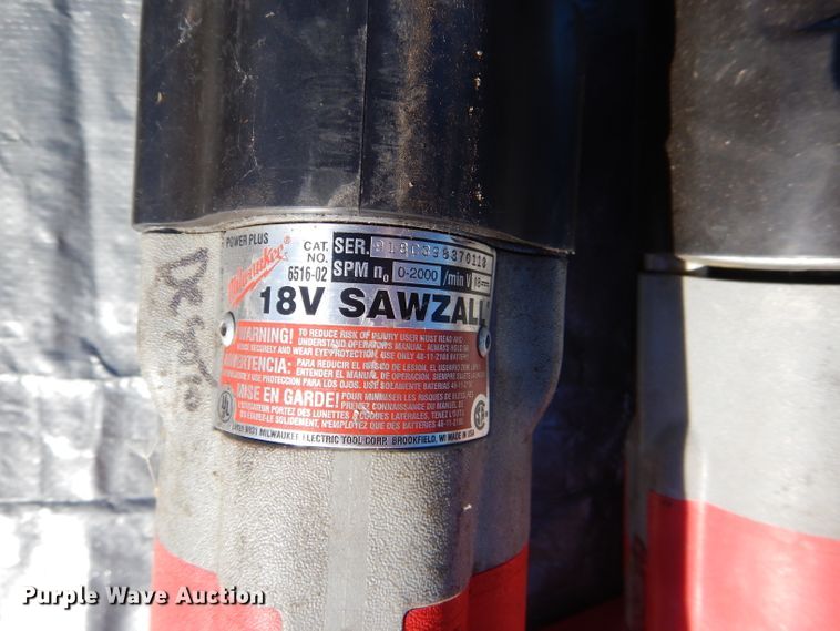 image for item FF9710 (4) Sawzall reciprocating saws