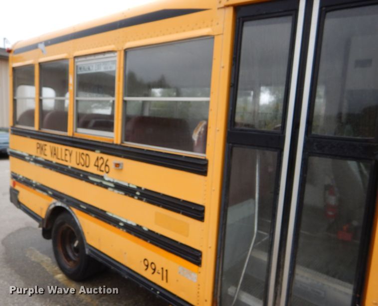 image for item FJ9793 1999 Chevrolet Express 3500 Blue Bird school bus