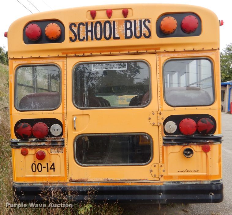 image for item FJ9794 2000 Chevrolet Express 3500 Blue Bird school bus
