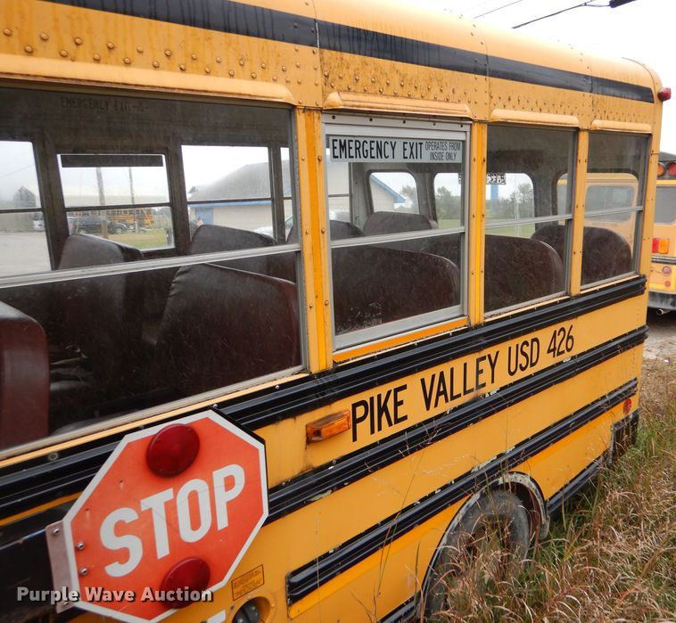 image for item FJ9794 2000 Chevrolet Express 3500 Blue Bird school bus