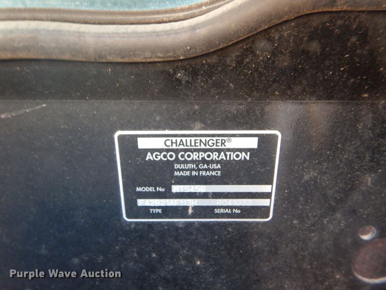 image for item FJ9806 2006 Challenger MT545B tractor