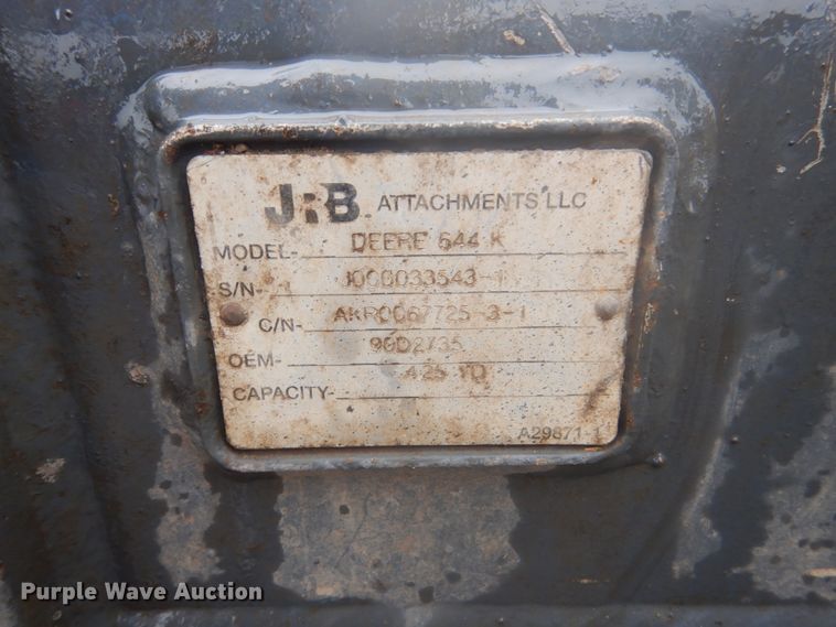 image for item FU9579 2013 John Deere 644K wheel loader