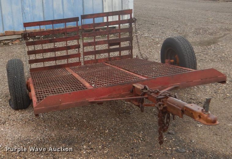 image for item FU9583 1996 shop built utility trailer