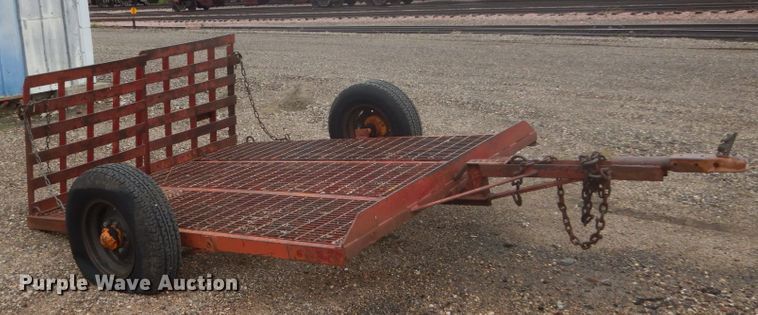 image for item FU9583 1996 shop built utility trailer