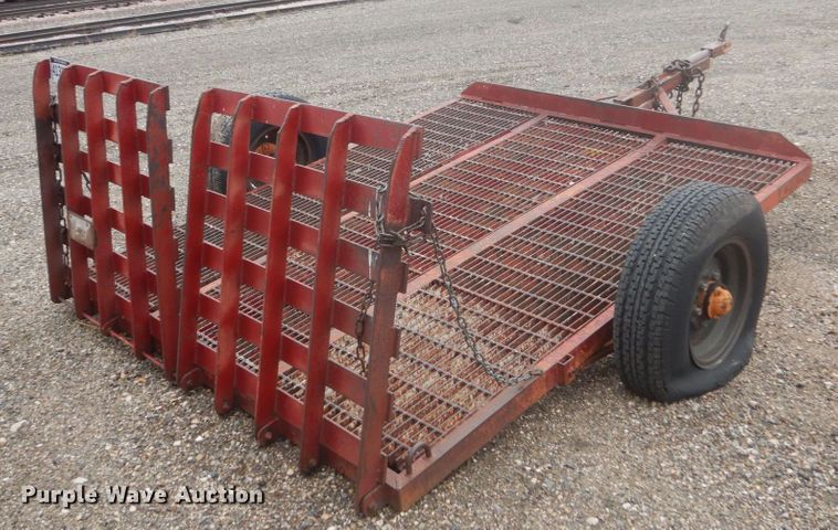 image for item FU9583 1996 shop built utility trailer