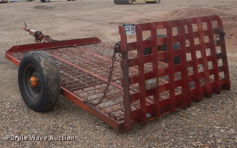 image for item FU9583 1996 shop built utility trailer