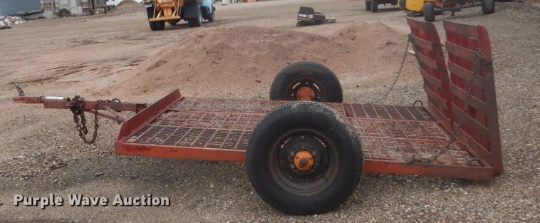 image for item FU9583 1996 shop built utility trailer