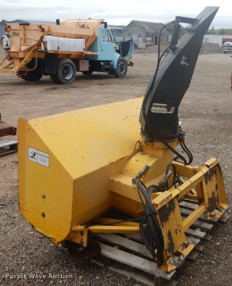 image for item FU9585 Erskine 2118 skid steer snow blower