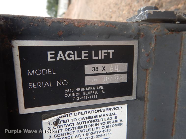image for item FU9586 Eagle Lift 38X64 end gate lift