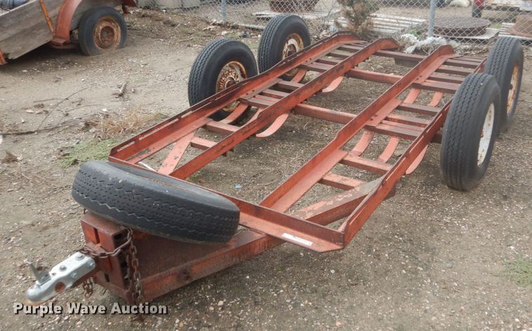 image for item FU9589 1986 shop built utility trailer