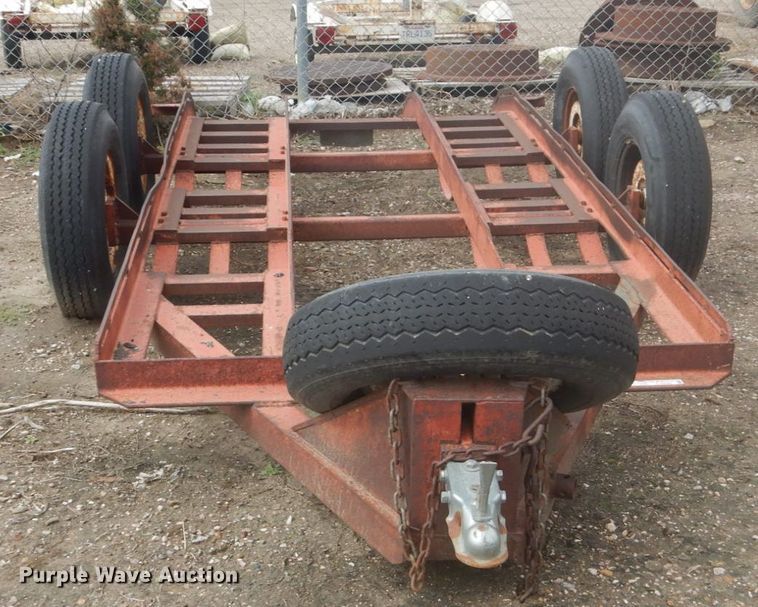 image for item FU9589 1986 shop built utility trailer