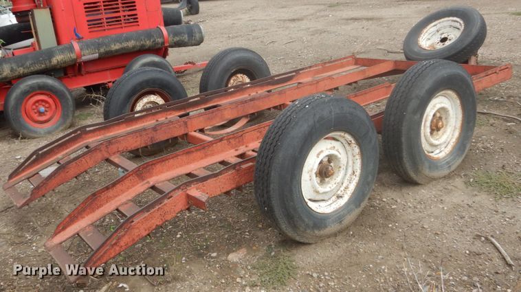 image for item FU9589 1986 shop built utility trailer