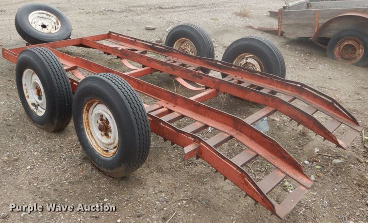 image for item FU9589 1986 shop built utility trailer