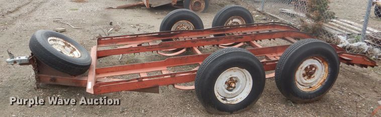 image for item FU9589 1986 shop built utility trailer