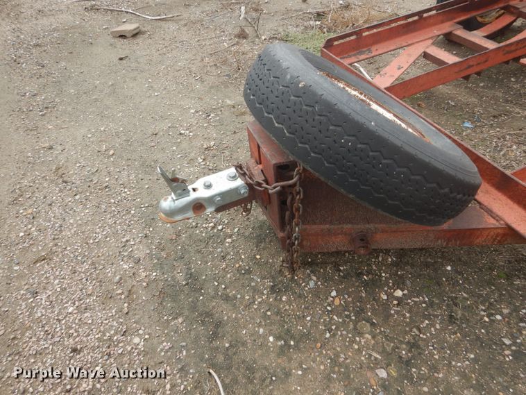 image for item FU9589 1986 shop built utility trailer