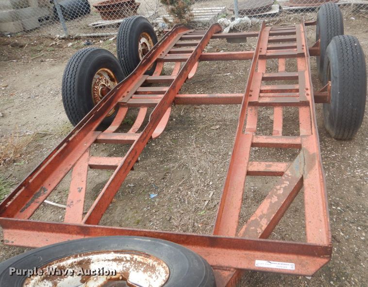 image for item FU9589 1986 shop built utility trailer