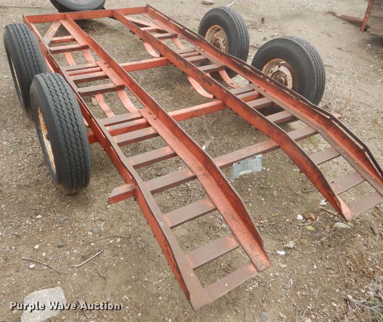 image for item FU9589 1986 shop built utility trailer