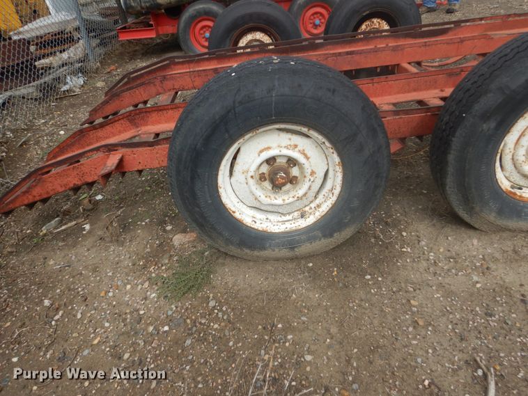 image for item FU9589 1986 shop built utility trailer